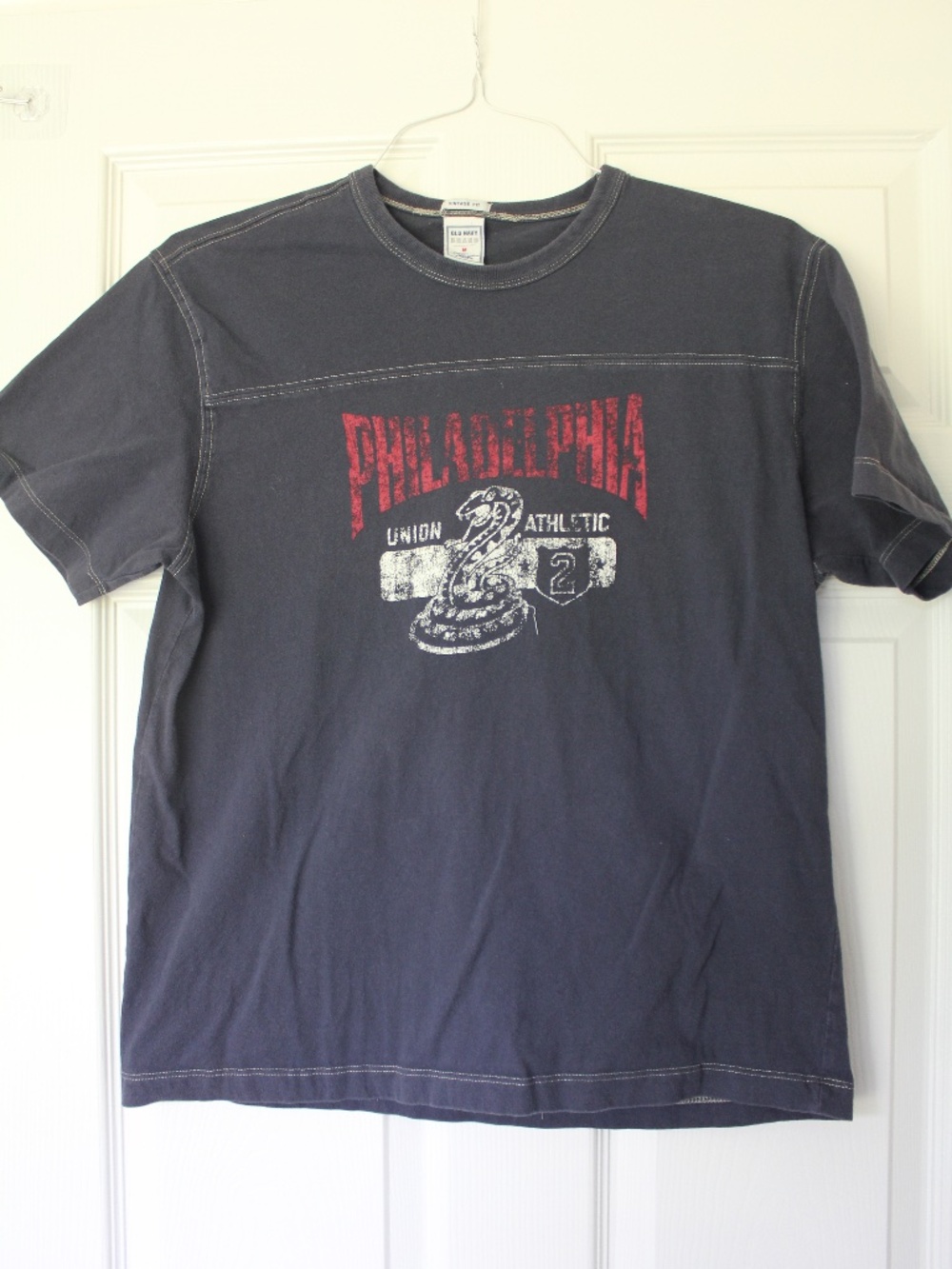 Vintage Old Navy, Dk Blue, Tshirt, Medium, Philadelphia Union Athletic, Vintage